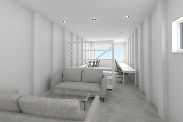 木造事務所　内装